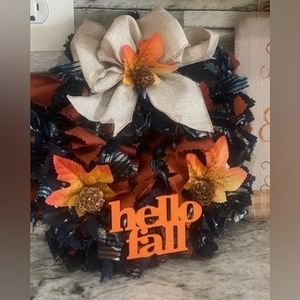 100% Handmade Wreath Welcoming the Fall Season